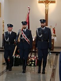 Uroczystości pogrzebowe ekshumowanego przez Instytut Pamięci Narodowej Kazimierza Szczepańskiego „Wichra” z Raczyna